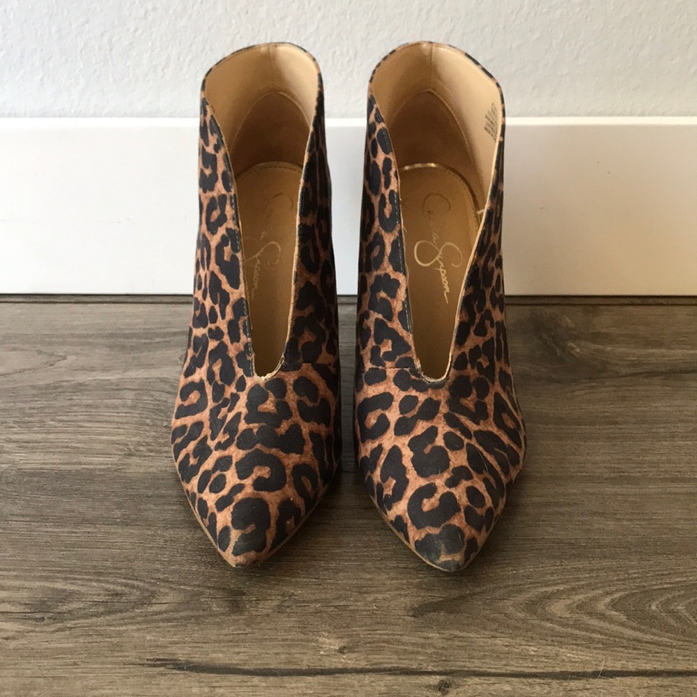 Jessica Simpson Taveli Leopard Booties